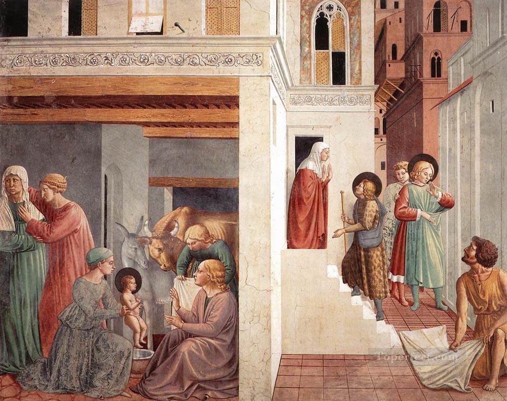 Scenes from the Life of St Francis Scene 1north wall Benozzo Gozzoli Oil Paintings